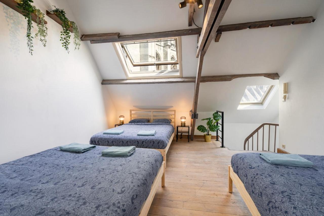 Tempel Triplex & Duplex At Historic Heart Of Antwerp Apartment Ngoại thất bức ảnh